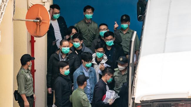 China’s arrest of democracy activists in Hong Kong is one of the differences between China and Australia. Picture: Anthony Kwan/Getty Images