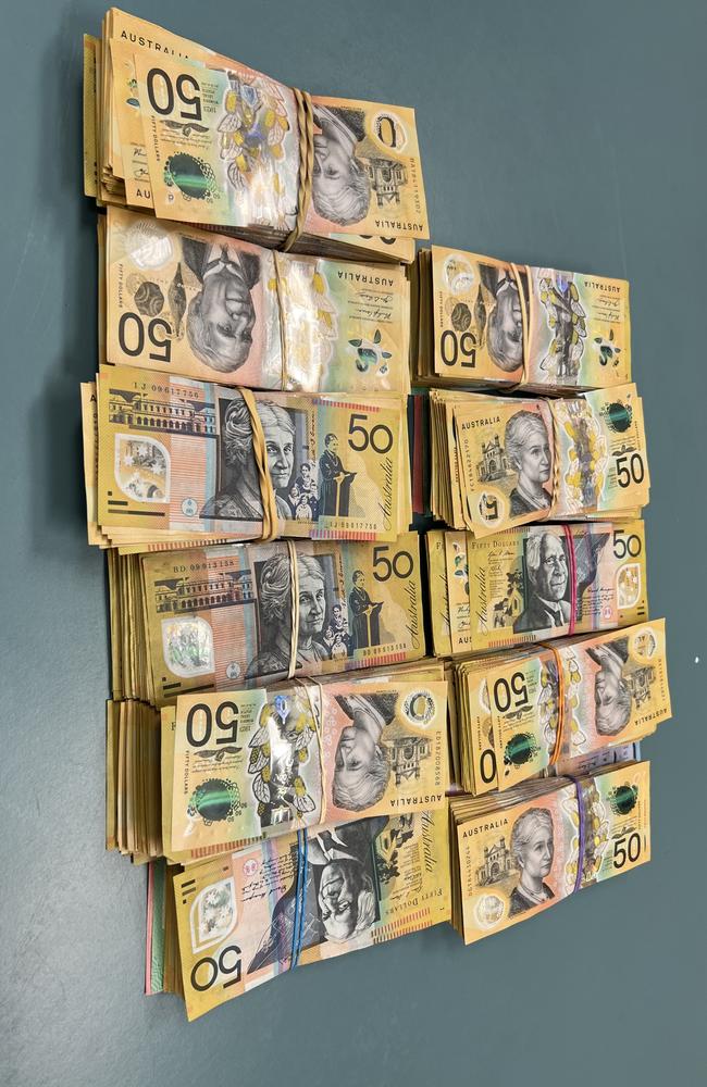 Officers from Mackay Tactical Crime squad have charged a man possessing stolen firearms, $84,000 in cash and a raft of other offences.