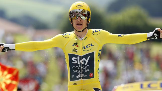 Britain's Geraint Thomas effectively seals Tour de France win.