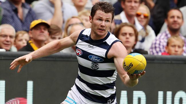 Patrick Dangerfield has warned the longer the pay stoush continues, the more chance there is for action from the players. Picture: Michael Klein