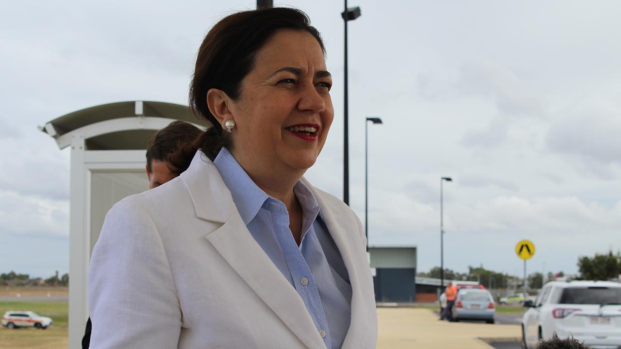 Premier Annastacia Palaszczuk was in Bundaberg on Wednesday to see the Q400AT in action.