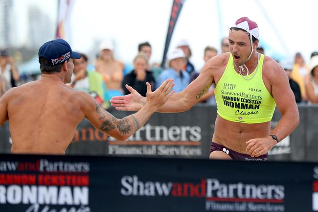 Riley Fitzsimmons pictured winning heat five of the opening round of the open men's ski race at the Summer of Surf Shannon Eckstein Classic at BMD Northcliffe. Picture credit: Shane Myers 2022.