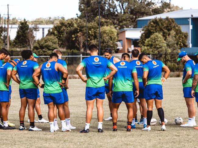 READY FOR ACTION: The New Zealand Warriors are training hard and smart in preparation for the big game against the Gold Coast Titans on February 27 at Oakes Oval, Lismore. Photo: Tim Cossens / www.warriors.kiwi