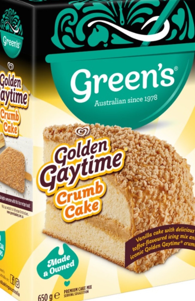 You’re looking at the all-new Golden Gaytime cake.