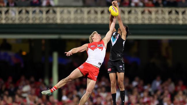 Graham Cornes said Port Adelaide doesn’t have the class of a premiership team and were no match against Sydney. Photo by Cameron Spencer/Getty Images)