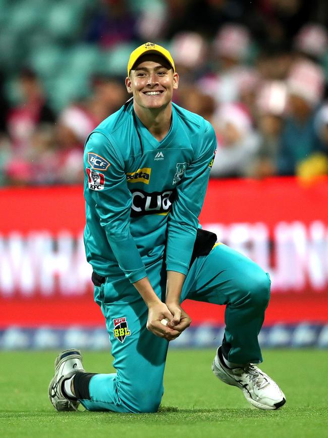 Matt Renshaw wears the yellow cap. Picture: Phil Hillyard