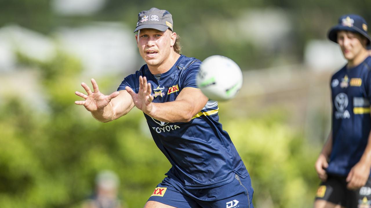 Reuben Cotter at Cowboys pre-season training. Picture: Cowboys media