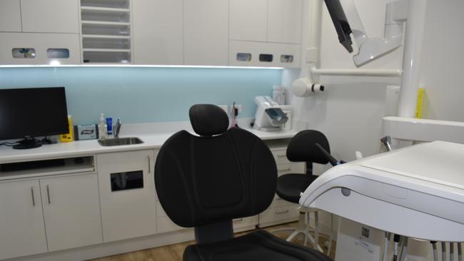 One of the rooms in the new White Sands Dental surgery.