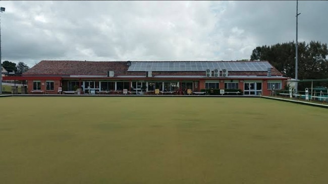 The Wingham Bowling Club was held up on Sunday night.