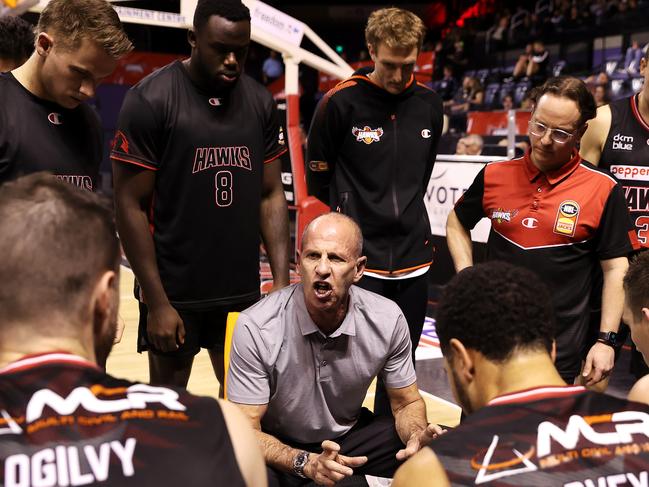 Brian Goorjian and the Hawks are ready to swoop in on the NBL play-offs. Picture: Mark Kolbe / Getty Images