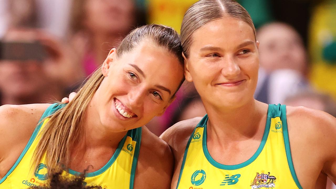 It’s happy days for netball. (Photo by Mark Kolbe/Getty Images for Netball Australia)