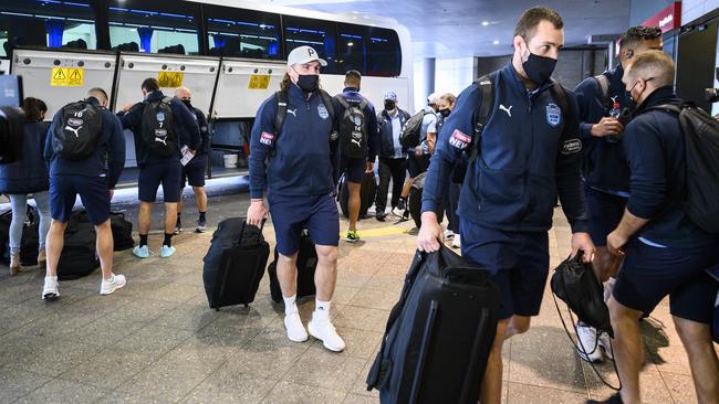 The Blues have moved their Origin camp from Sydney to Kingscliff on the NSW-Queensland border. Picture: Darren Leigh Roberts