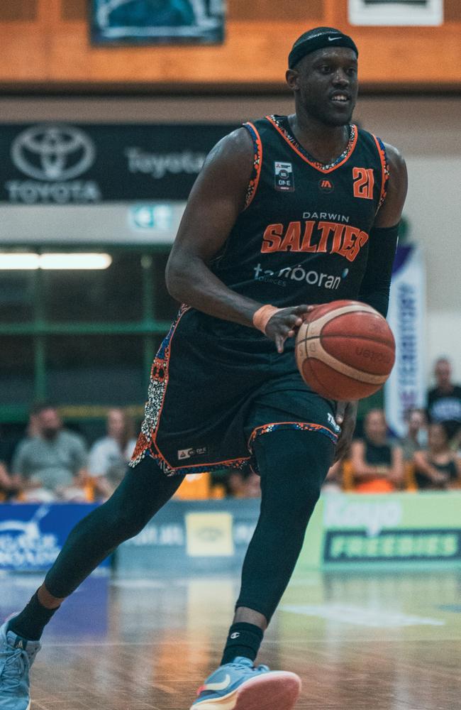 Kouat Noi was immense once again, putting up 26 points in his sides convincing victory over Ipswich. Picture: Jack Riddiford.