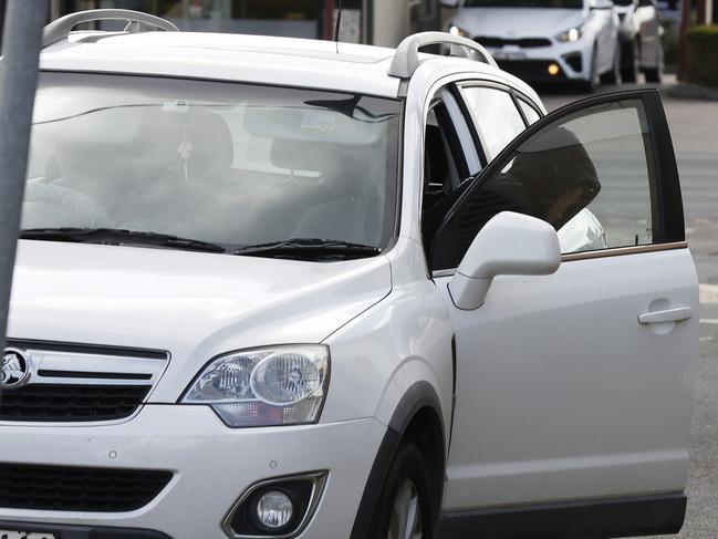 Edwards, 18, the driver of the vehicle involved in a fatal car crash in Buxton that killed five friends, arriving at Narellan Police Station.