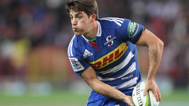 CAPE TOWN, SOUTH AFRICA - MAY 30: Demetri Catrakilis of the Stormers during the Super Rugby match between DHL Stormers and Toyota Cheetahs at DHL Newlands Stadium on May 30, 2015 in Cape Town, South Africa. (Photo by Luke Walker/Gallo Images/Getty Images)