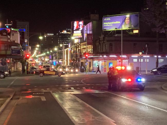 Police and ambulance crews are at the scene of a serious stabbing on Hindley St. The street is closed between Morphett St and West Tce, with detectives currently on-site. Emergency services were dispatched to nightlife venue Wakanda Place just before 8pm with a request for screening, but it is unknown if the incident occurred at the bar.