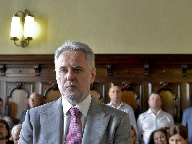 Dmytro Firtash, one of Ukraine’s wealthiest citizens, has made international headlines this week after he said he was sheltering hundreds of Ukrainians in his chemical factory. Picture: Herbert Neubauer/APA/AFP