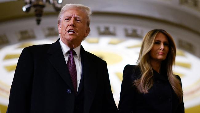 Donald Trump and and wife Melania are just days away from returning to the White House. Picture: AFP