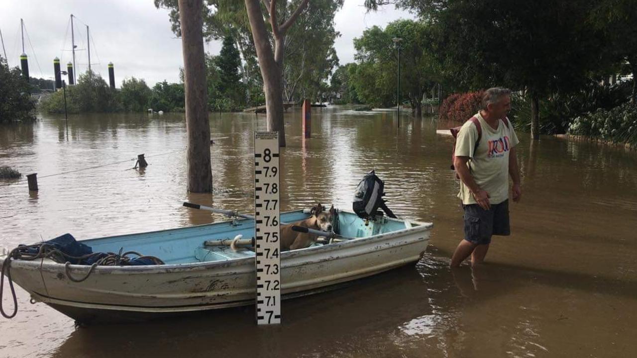 The river is rising in Maryborough.