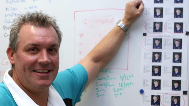 PREPARING FOR THE DRAFT: Port Adelaide recruiting manager Geoff Parker.