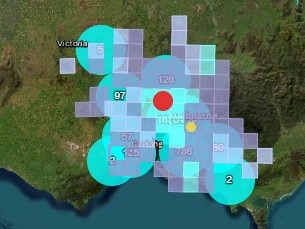 Tremors have been felt across Tasmania after a magnitude 3.8 earthquake struck near Melbourne. Photo: Geoscience Australia Twitter