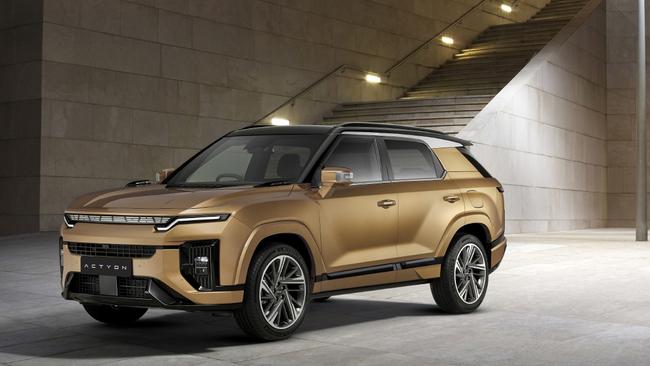 Ssangyong’s Actyon is a much more handsome machine.