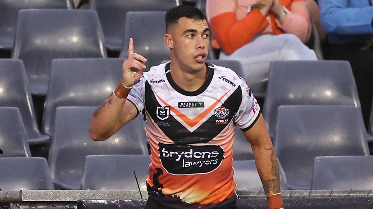 The Parramatta Eels could make a play to snare Charlie Staines from the Wests Tigers before the August 1 trade deadline. Picture: Getty Images.