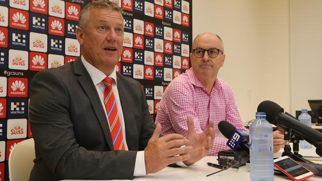 New Gold Coast Suns chief executive Mark Evans will be an important acquisition. Picture: Glenn Hampson