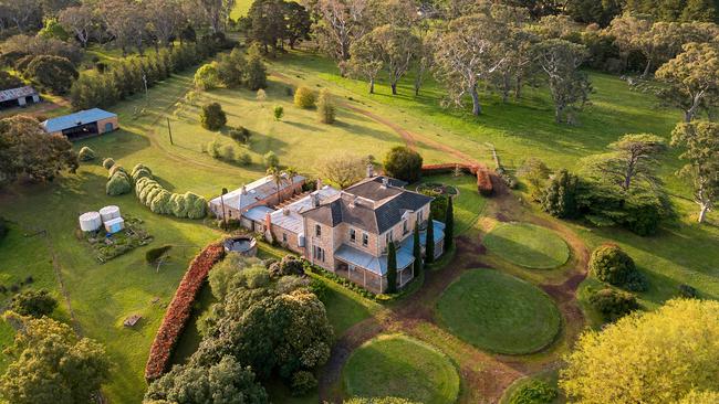 Gringegalgona Homestead is set on about 22ha in Victoria’s west.