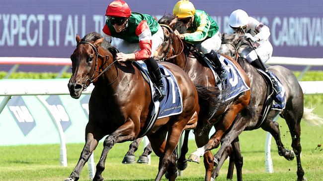 James McDonald rides Amelia's Jewel to a commanding victory in the Guy Walter Stakes at Royal Randwick. Picture: Jeremy Ng / Getty Images