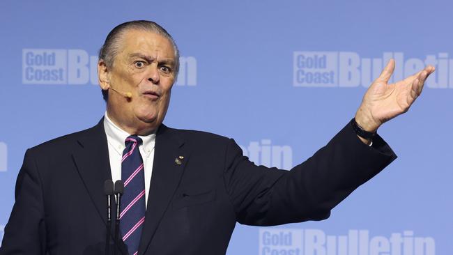 Rod McGeoch, former Head of the Sydney olympic Committee, speaks at the  Future Gold Coast breakfast at gold Coast entertainment at Convention Centre. Picture Glenn Hampson