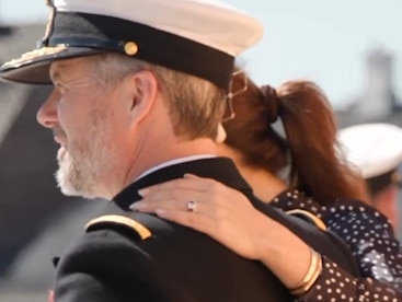 King Frederik and Queen Mary have set sail on the Royal Yacht Dannebrog for local adventures ahead of their first summer sailing trip as monarchs in August.