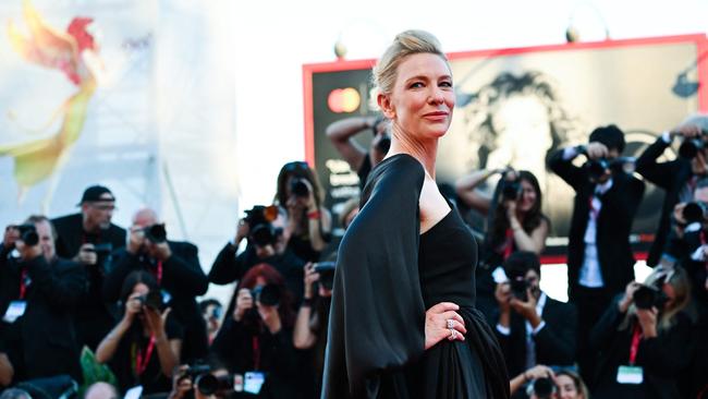 Australian actor Cate Blanchett arrives on September 10, 2022 for the closing ceremony of the 79th Venice International Film Festival at Lido di Venezia in Venice, Italy. Photo by Andreas Solaro/AFP