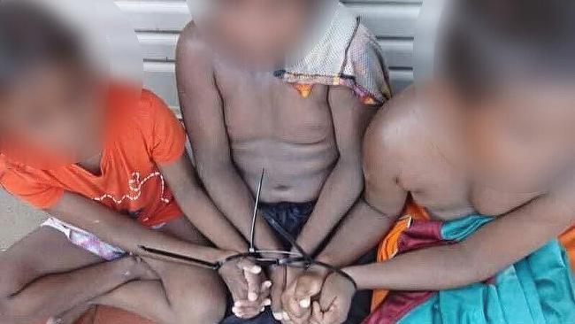 The children were allegedly bound together by cable ties outside a Broome home. Picture: Instagram