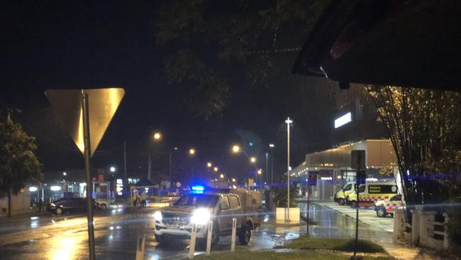 Police have confirmed a man died, after he was shot by Corrective Services officers outside Lismore Base Hospital on the state’s far north coast. Picture: Ryan Curran