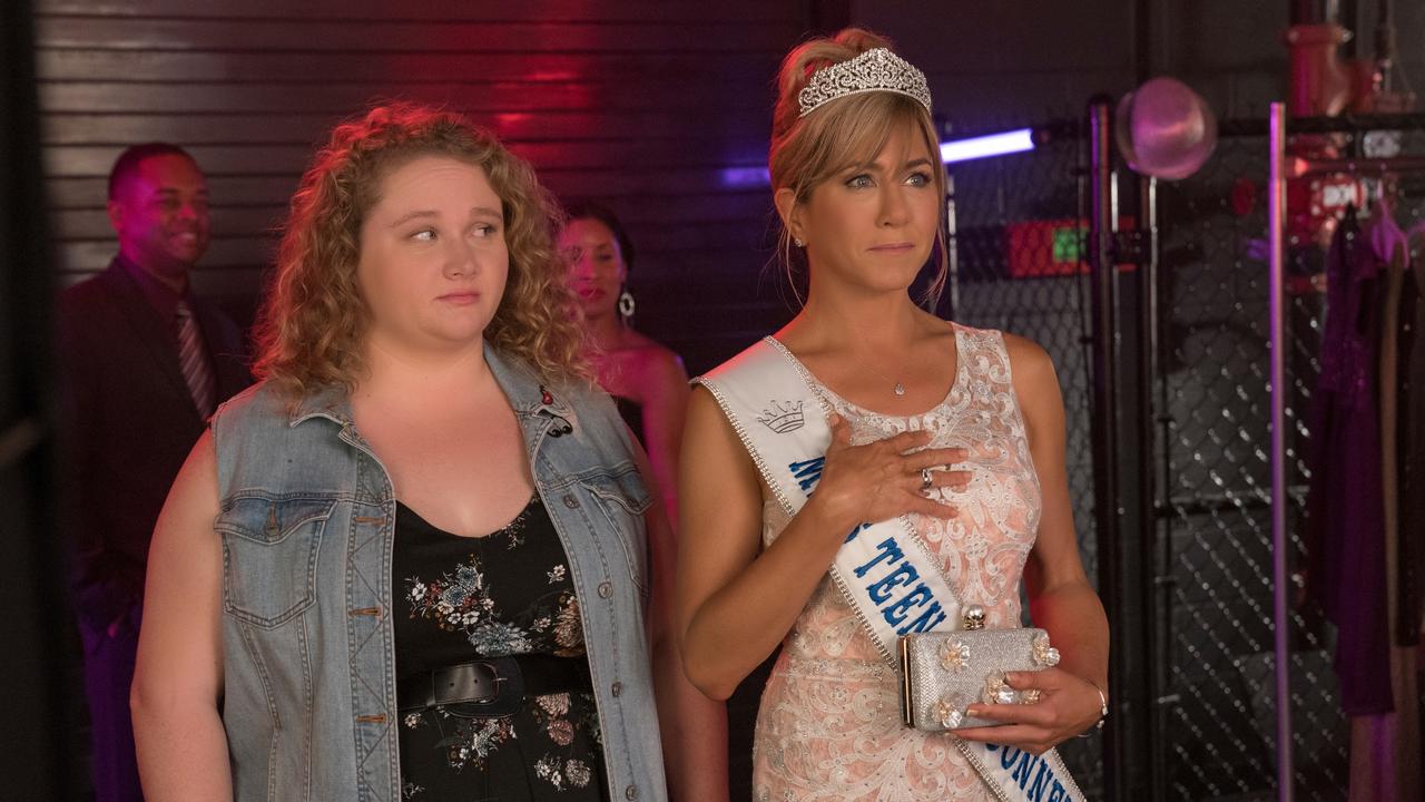 Jennifer Aniston in a scene from the Netflix movie Dumplin’.