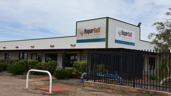 Roper Gulf Regional Council chambers at Katherine. Picture: Alex Treacy