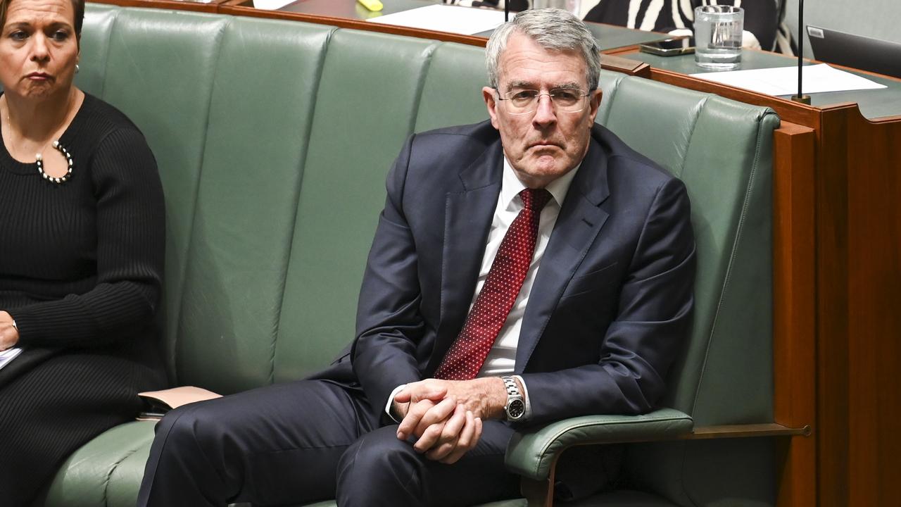 Attorney-General Mark Dreyfus said the sharing of AI-generated sexually explicit images disproportionately affected women. Picture: NCA NewsWire / Martin Ollman