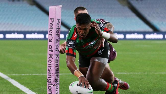 Steven Marsters will stay at the Rabbitohs in 2021 after finally cracking the first grade side. Picture: Getty Images.