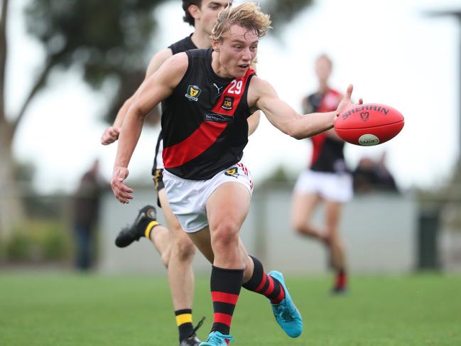 Harvey Griffiths playing for North Launceston. Picture: Nikki Davis-Jones