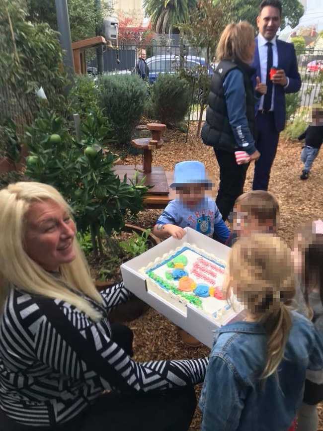 Nicola Gobbo at a Brighton celebration.