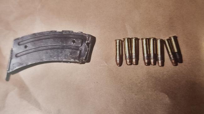 Some of the ammunition found. Photo: Courts SA