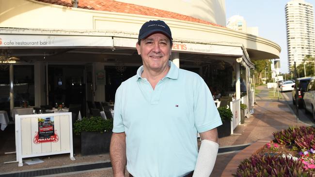 Domani's Restaurant in Main Beach owner Neil Fisher. Picture: Lawrence Pinder