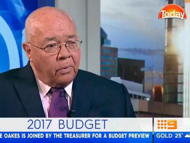 Laurie Oakes questioned the Treasurer about education on Weekend Today. Picture: Supplied