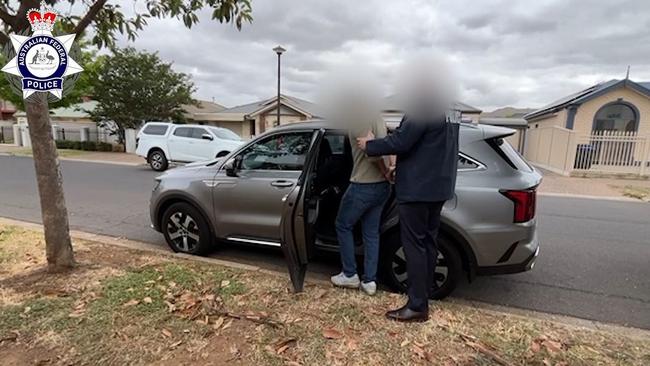 AFP arrest a Colombian man in after AFP investigators executed a search warrant at the man’s Kilburn home yesterday (14 November, 2024) where they arrested him and seized electronic devices and documentation. Picture: AFP