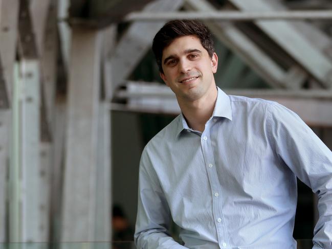 18/03/2019 Afterpay founder and CEO Nick Molnar at Federation Square in Melbourne.Picture : David Geraghty / The Australian.