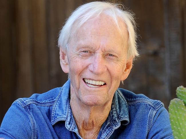 Paul Hogan at his home in Venice Beach in LA. The Aussie star has released a new book. Picture: Jeff Rayner/Coleman-Rayner