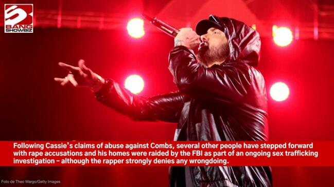 Eminem has taken aim at Sean 'Diddy' Combs and Kanye West in his new album