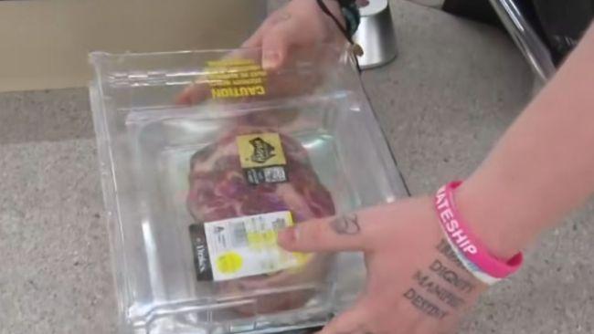 The anti-theft device costs supermarkets around $30. Image: 7 News