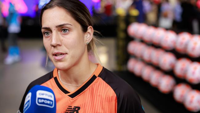 Katrina Gorry of Brisbane Roar during the A-League Women's 2022-23 Season Launch. Photo: Getty Images